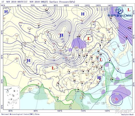 地面分析圖|天气实况